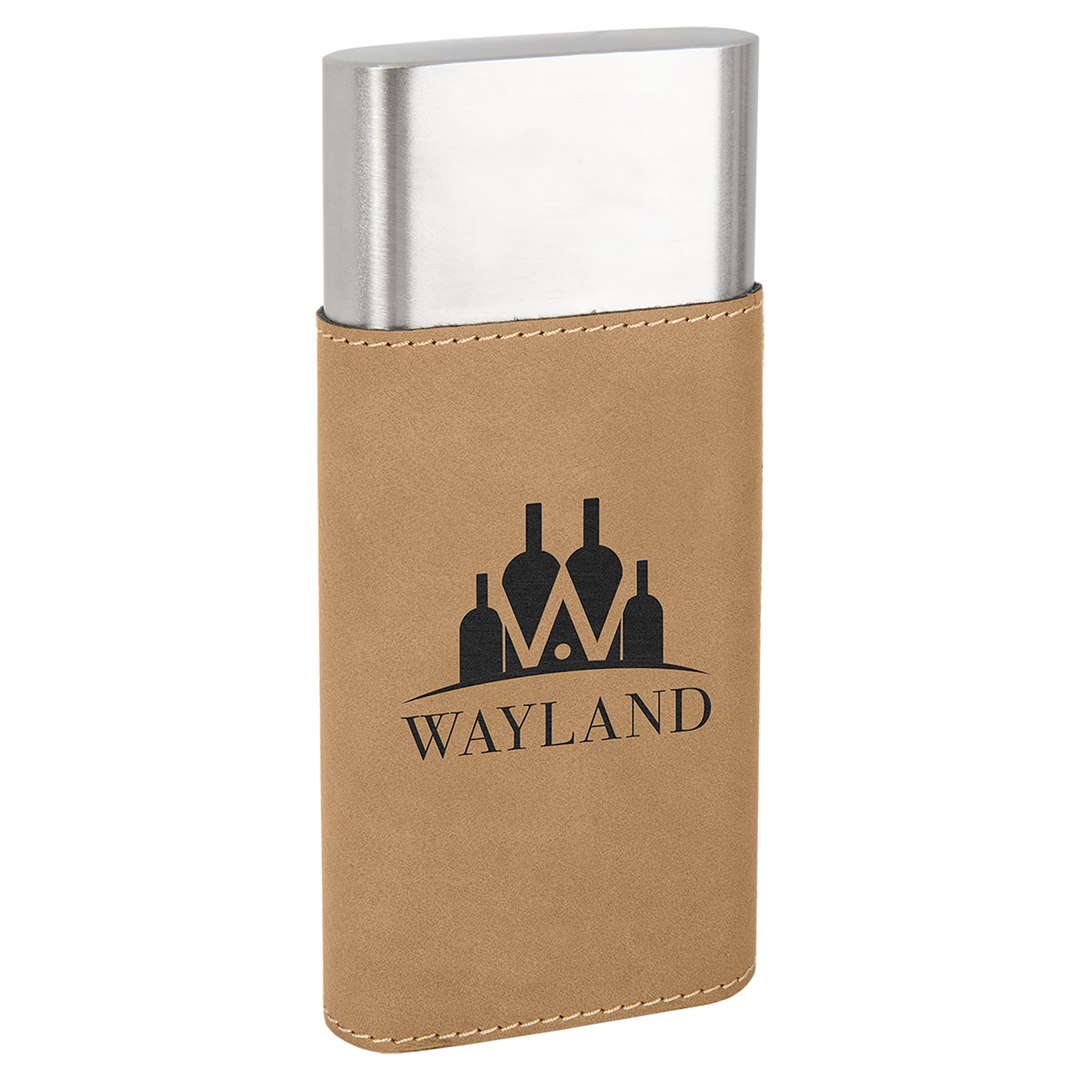 Luxury Personalized Leatherette Cigar Case with Cutter – Custom Engraved Gift for Cigar Lovers (Multiple Colors)