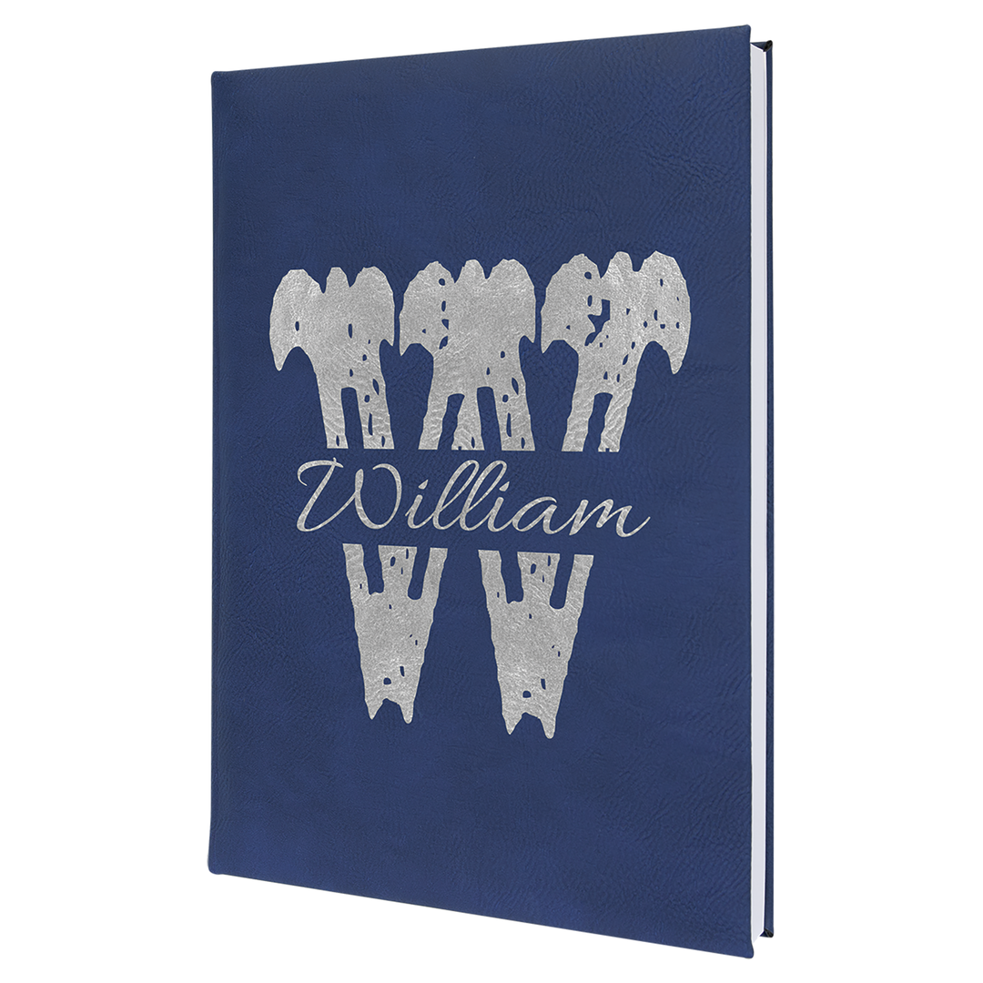 Leatherette Journal with Lined Notepad