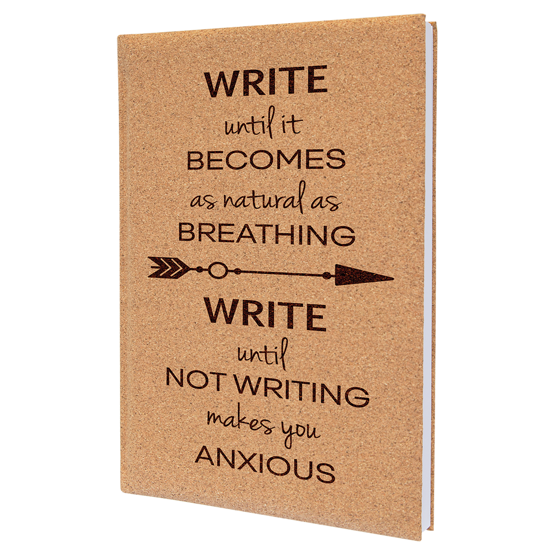 Leatherette Journal with Lined Notepad