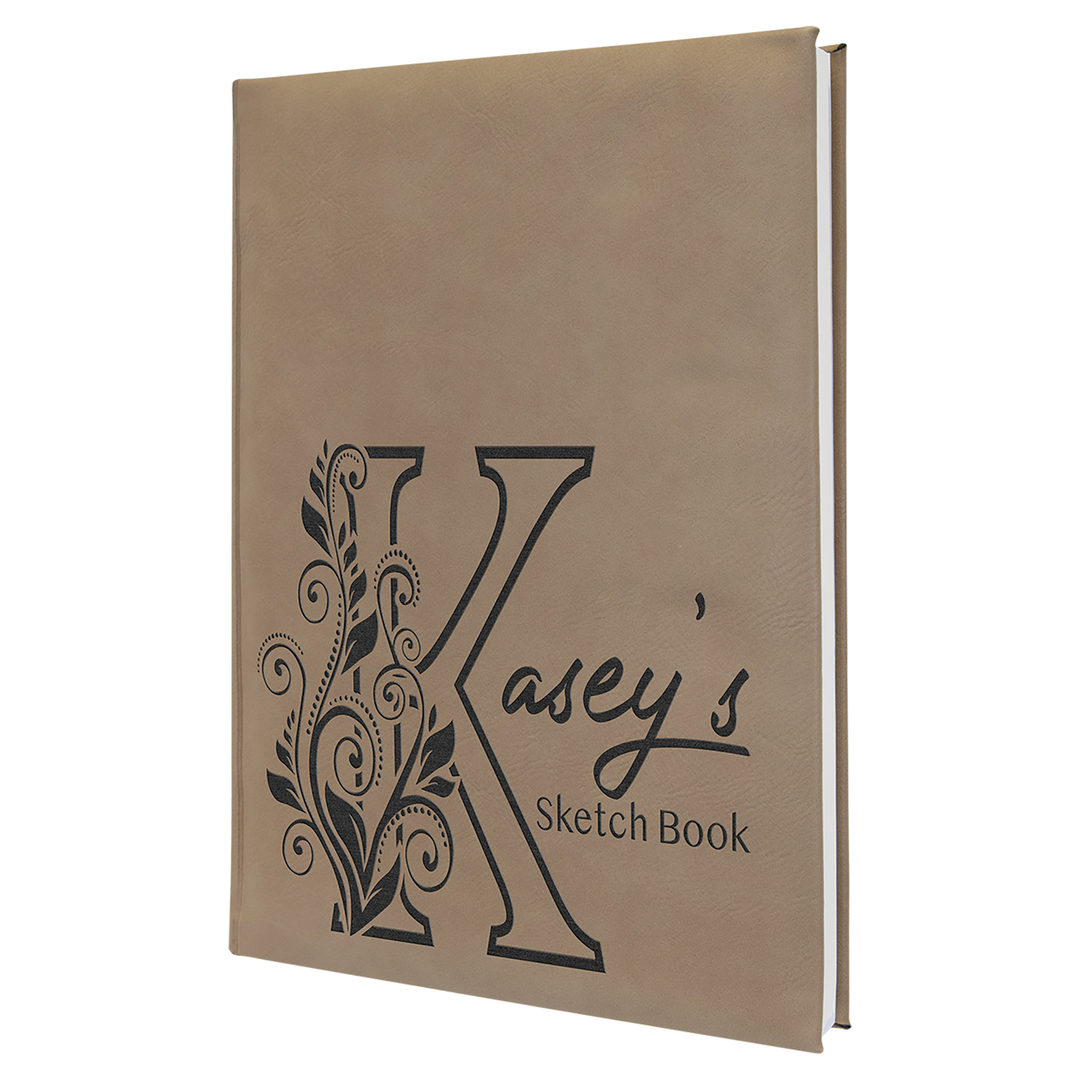 Leatherette Journal with Lined Notepad