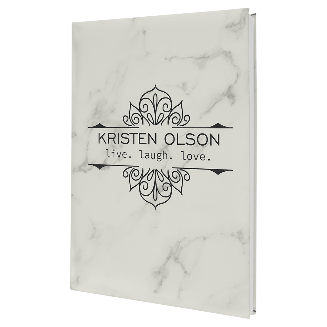 Leatherette Journal with Lined Notepad