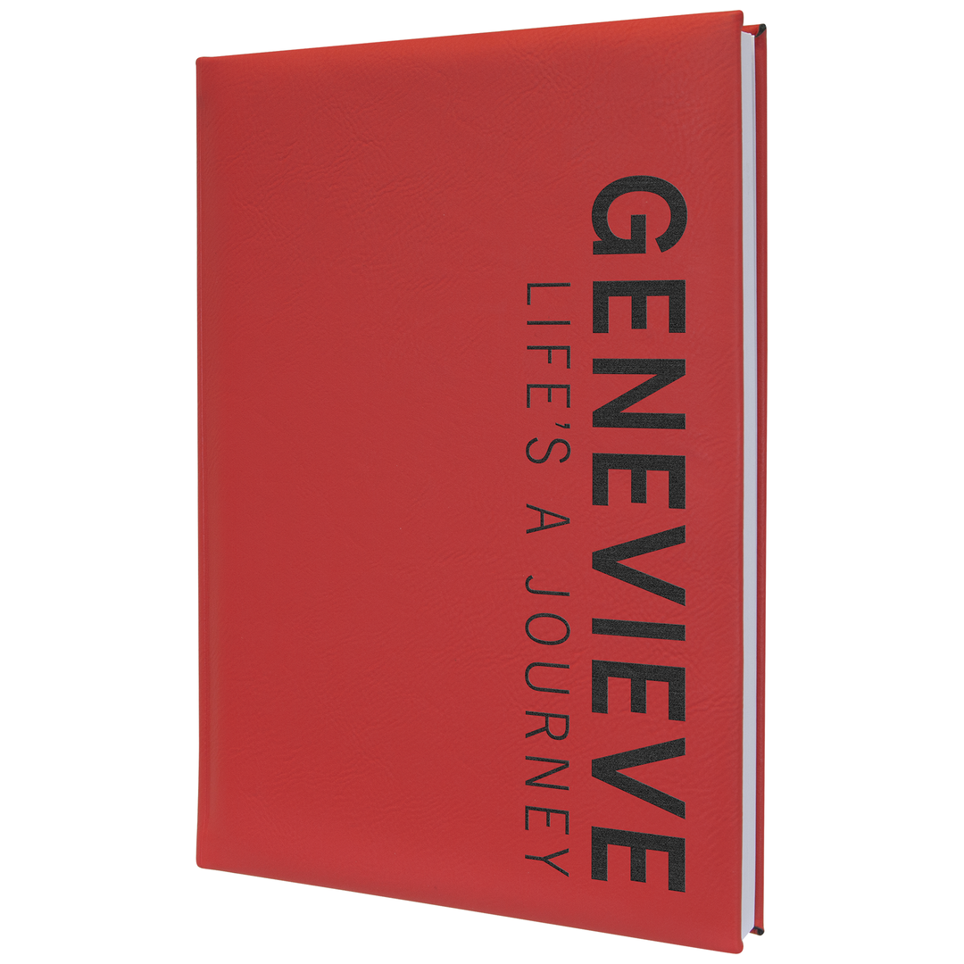 Leatherette Journal with Lined Notepad