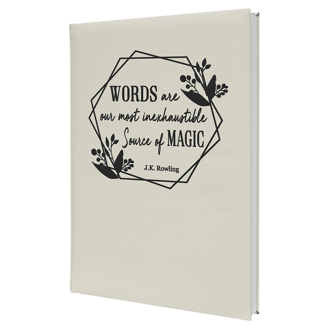 Leatherette Journal with Lined Notepad