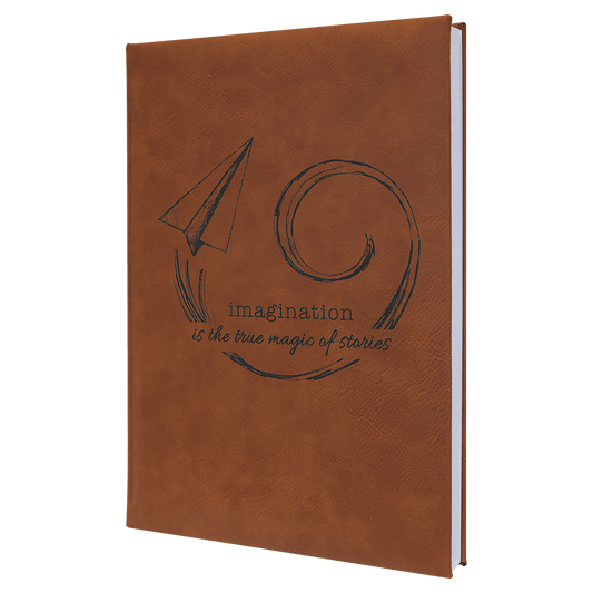 Leatherette Journal with Lined Notepad
